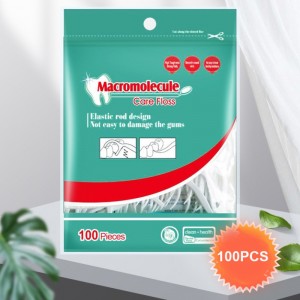 100個のPCSバッグ高品質デンタルフロスメーカーデンタルピックフロスデンタルフロス