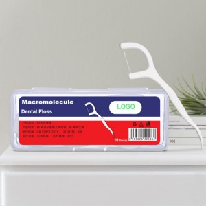 大人のための10個の携帯用デンタルフロス高品質のエコデンタルフロス